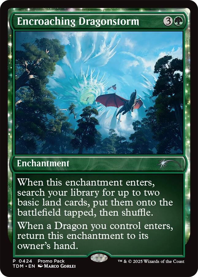 Encroaching Dragonstorm [Tarkir: Dragonstorm Promos] | Galaxy Games LLC