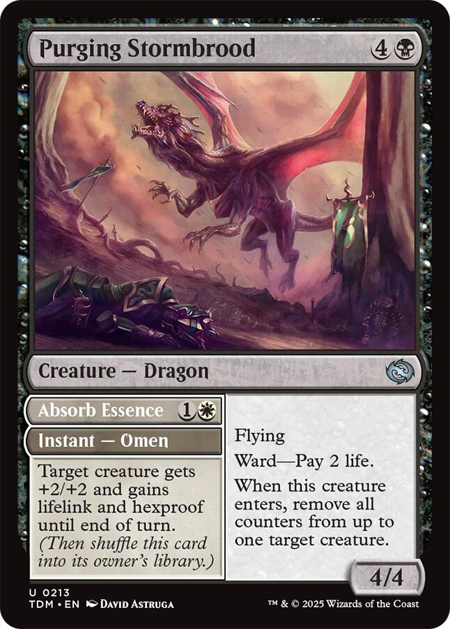 Purging Stormbrood [Tarkir: Dragonstorm] | Galaxy Games LLC