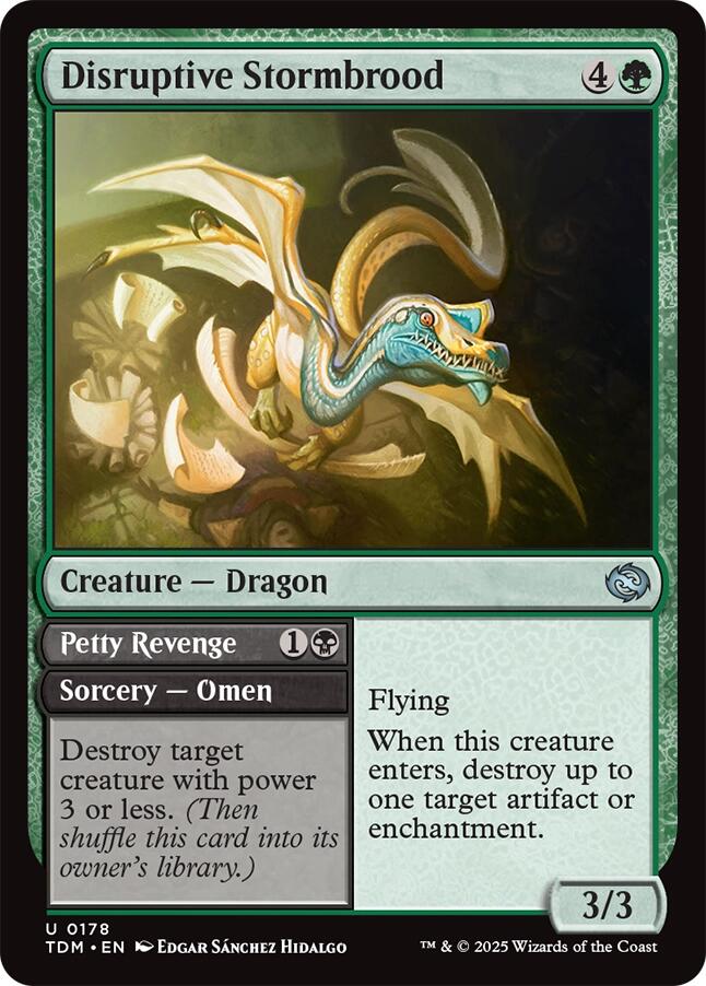 Disruptive Stormbrood [Tarkir: Dragonstorm] | Galaxy Games LLC