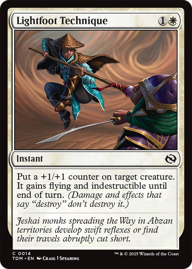 Lightfoot Technique [Tarkir: Dragonstorm] | Galaxy Games LLC