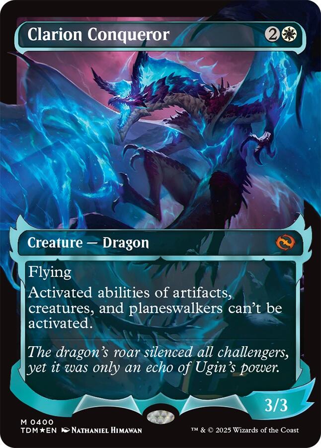 Clarion Conqueror (Showcase) [Tarkir: Dragonstorm] | Galaxy Games LLC