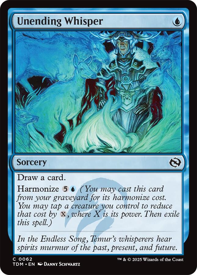 Unending Whisper [Tarkir: Dragonstorm] | Galaxy Games LLC