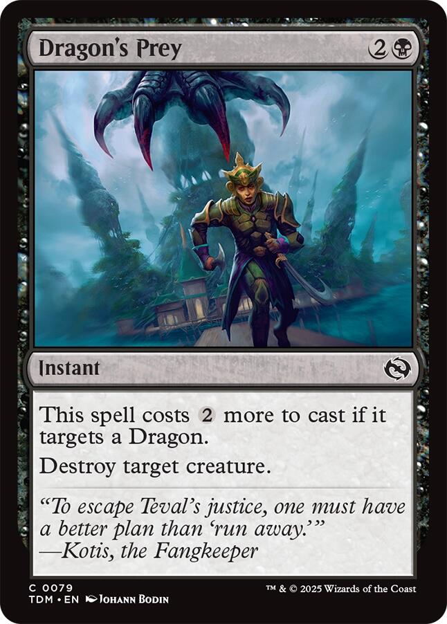 Dragon's Prey [Tarkir: Dragonstorm] | Galaxy Games LLC