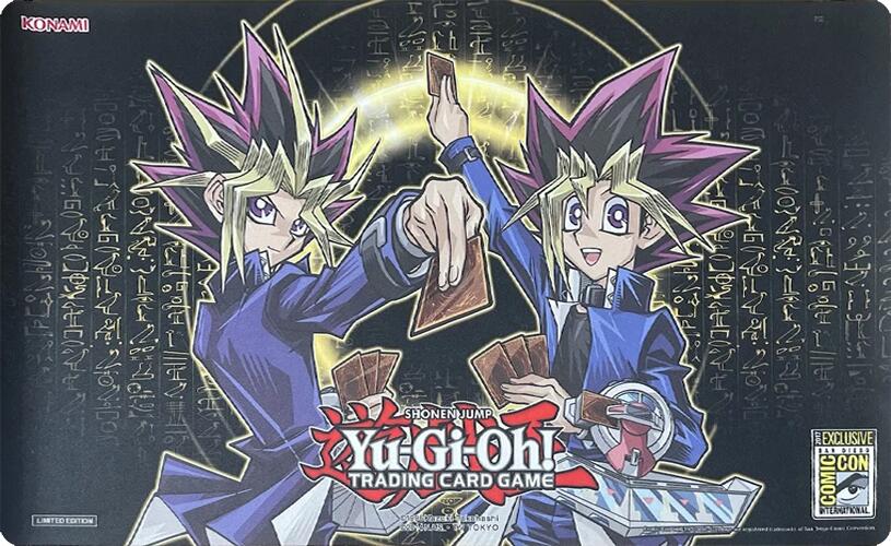 Game Mat - SDCC 2017 Exclusive (Yugi & Yugi Moto) | Galaxy Games LLC