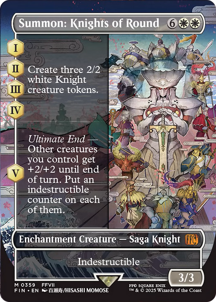 Summon: Knights of Round (Borderless) [FINAL FANTASY] | Galaxy Games LLC