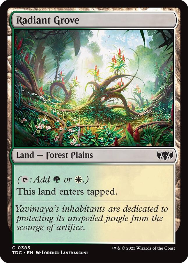 Radiant Grove [Tarkir: Dragonstorm Commander] | Galaxy Games LLC