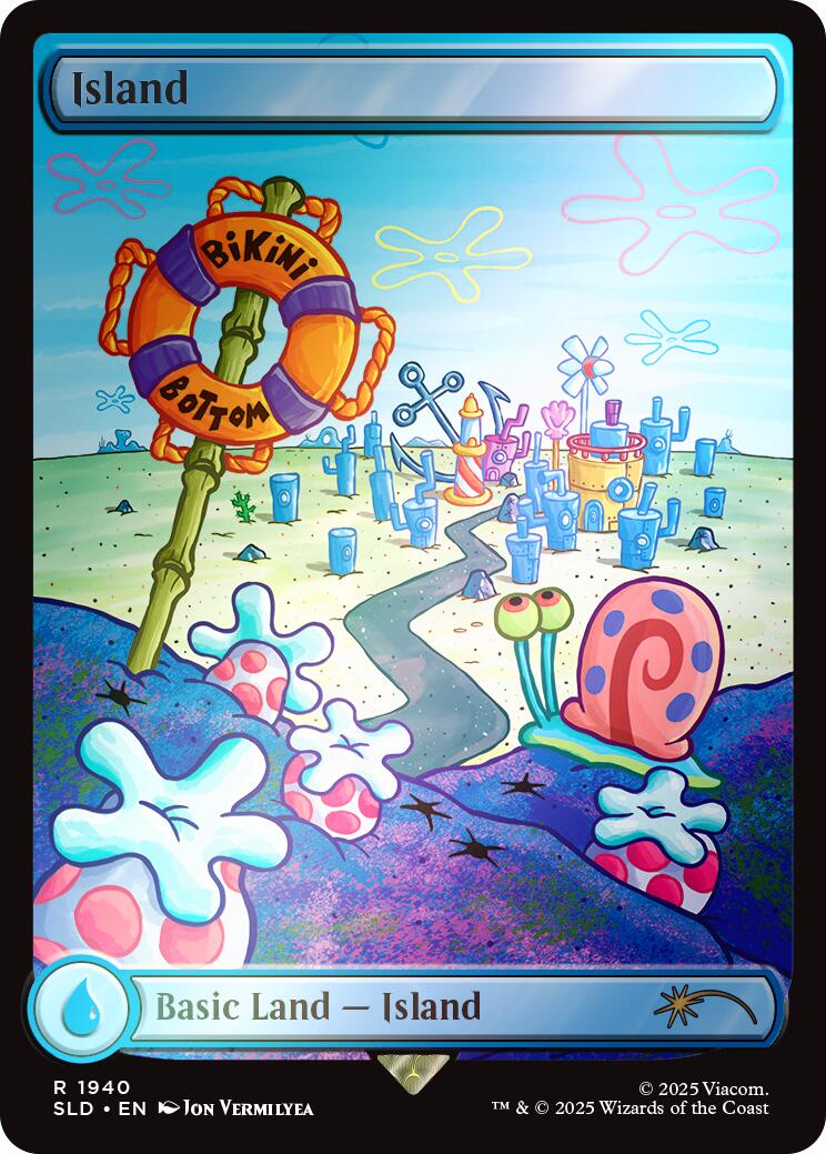 Island (1940) (Rainbow Foil) [Secret Lair Drop Series] | Galaxy Games LLC