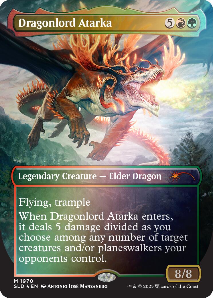 Dragonlord Atarka (Rainbow Foil) [Secret Lair Drop Series] | Galaxy Games LLC