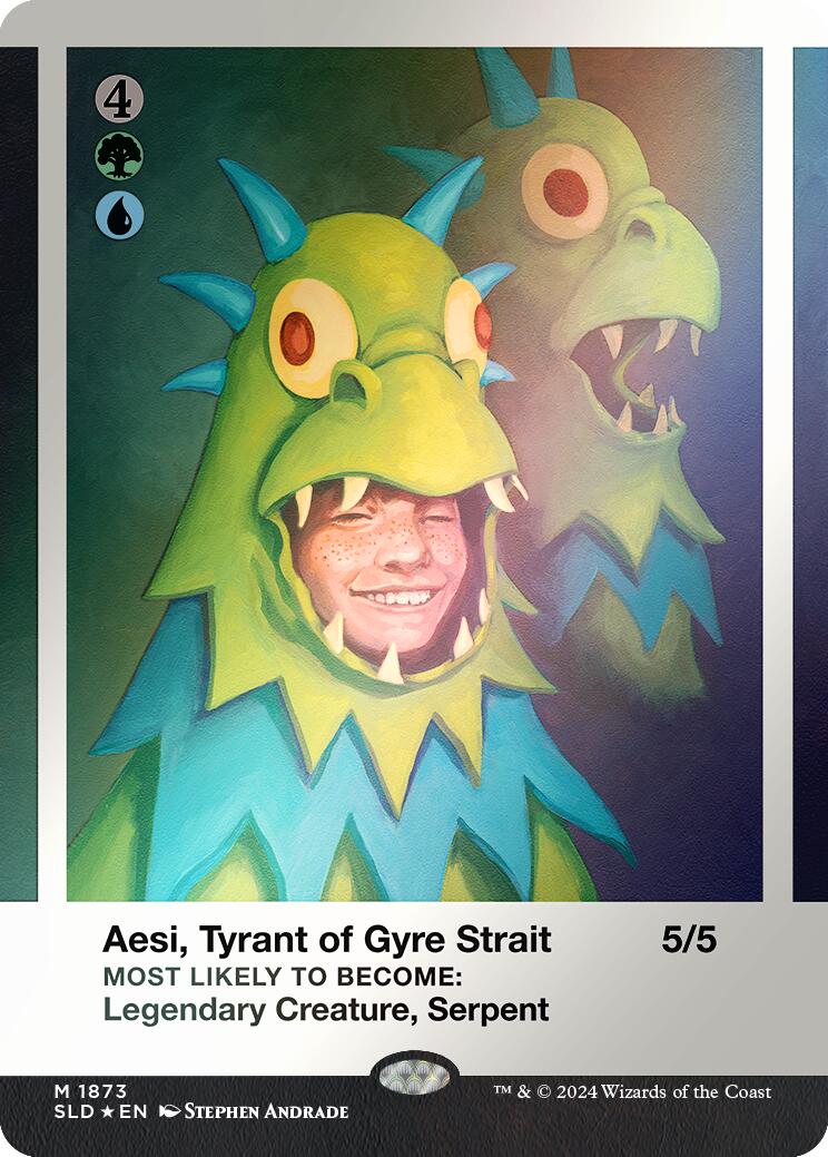 Aesi, Tyrant of Gyre Strait (Rainbow Foil) [Secret Lair Drop Series] | Galaxy Games LLC