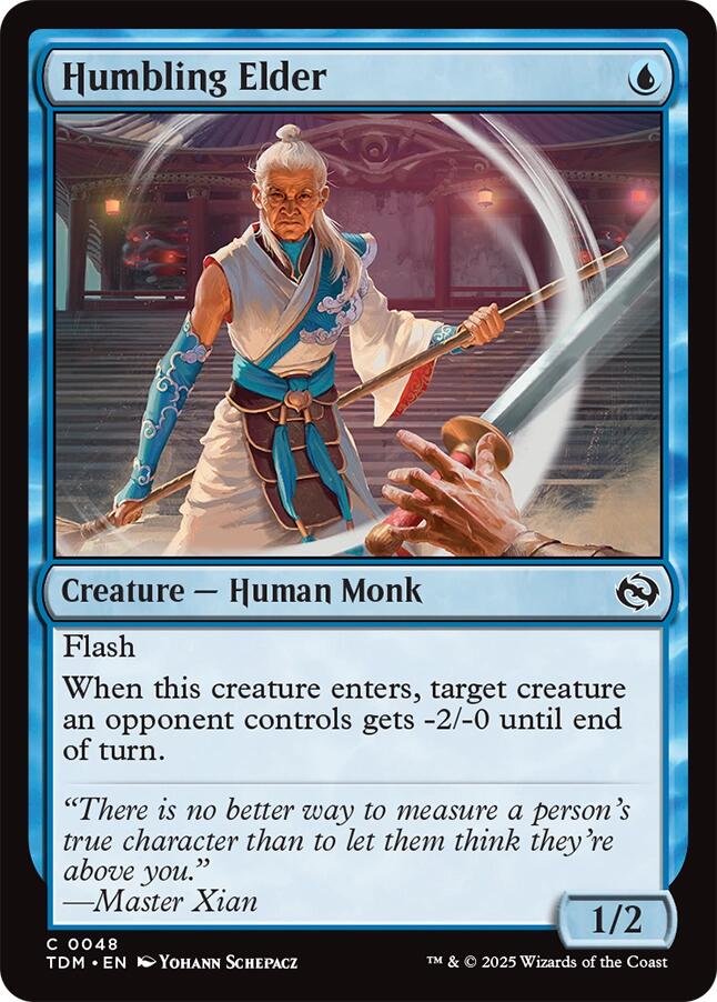 Humbling Elder [Tarkir: Dragonstorm] | Galaxy Games LLC