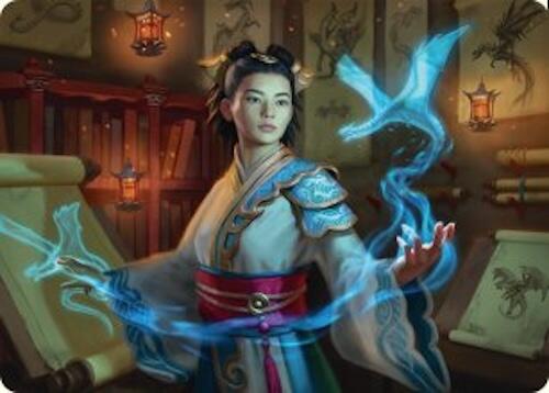 Dragonologist Art Card (6/54) [Tarkir: Dragonstorm Art Series] | Galaxy Games LLC