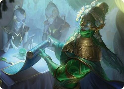 Sibsig Appraiser Art Card (8/54) [Tarkir: Dragonstorm Art Series] | Galaxy Games LLC