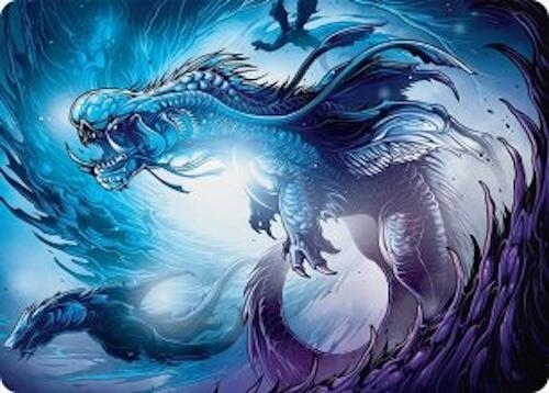 Roiling Dragonstorm Art Card (33/54) [Tarkir: Dragonstorm Art Series] | Galaxy Games LLC