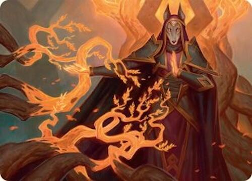 Abzan Devotee Art Card (10/54) [Tarkir: Dragonstorm Art Series] | Galaxy Games LLC