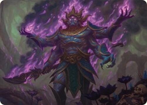 Rot-Curse Rakshasa Art Card (13/54) [Tarkir: Dragonstorm Art Series] | Galaxy Games LLC