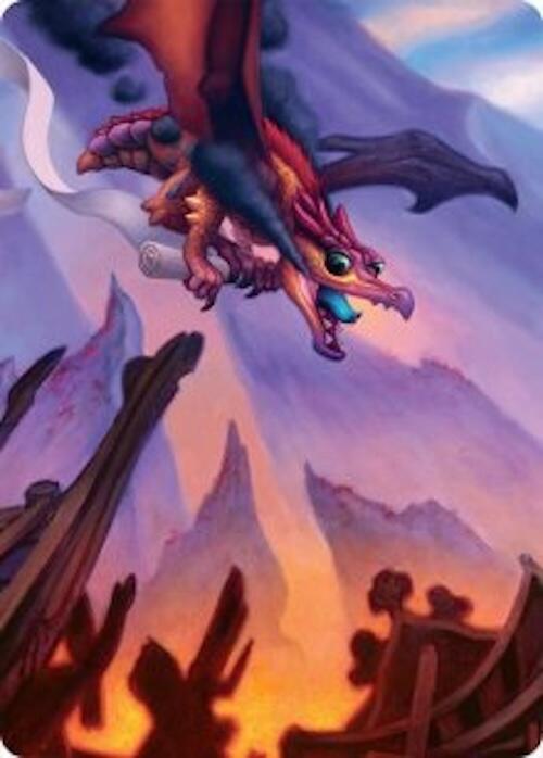 Scavenger Regent Art Card (45/54) [Tarkir: Dragonstorm Art Series] | Galaxy Games LLC