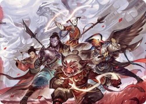 Will of the Jeskai Art Card (54/54) [Tarkir: Dragonstorm Art Series] | Galaxy Games LLC