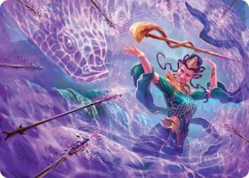 Snakeskin Veil Art Card (19/54) [Tarkir: Dragonstorm Art Series] | Galaxy Games LLC