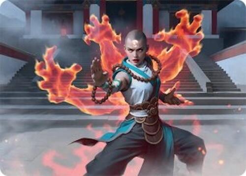 Flamehold Grappler Art Card (24/54) [Tarkir: Dragonstorm Art Series] | Galaxy Games LLC