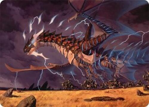 Neriv, Heart of the Storm Art Card (25/54) [Tarkir: Dragonstorm Art Series] | Galaxy Games LLC