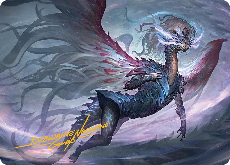 Shiko, Paragon of the Way Art Card (37/54) (Gold-Stamped Signature) [Tarkir: Dragonstorm Art Series] | Galaxy Games LLC