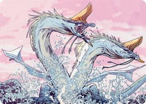 Twinmaw Stormbrood Art Card (39/54) [Tarkir: Dragonstorm Art Series] | Galaxy Games LLC