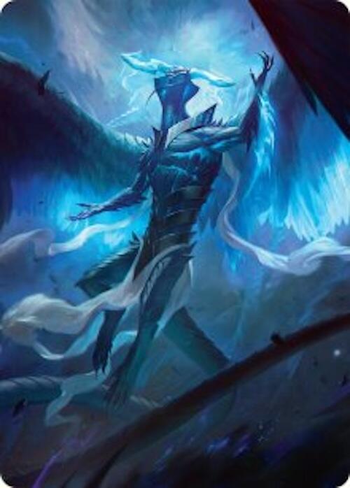 Ugin, Eye of the Storms Art Card (1/54) [Tarkir: Dragonstorm Art Series] | Galaxy Games LLC