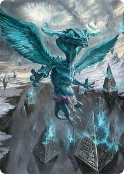 Ugin, Eye of the Storms Art Card (47/54) [Tarkir: Dragonstorm Art Series] | Galaxy Games LLC