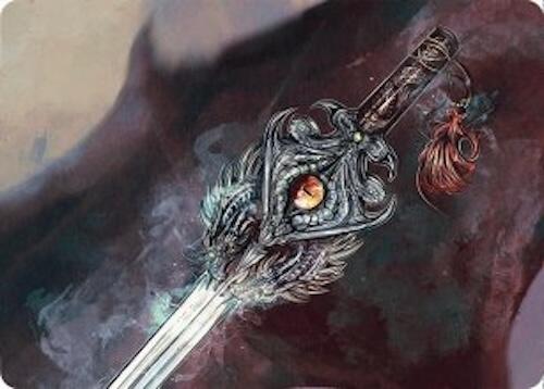 Dragonfire Blade Art Card (40/54) [Tarkir: Dragonstorm Art Series] | Galaxy Games LLC