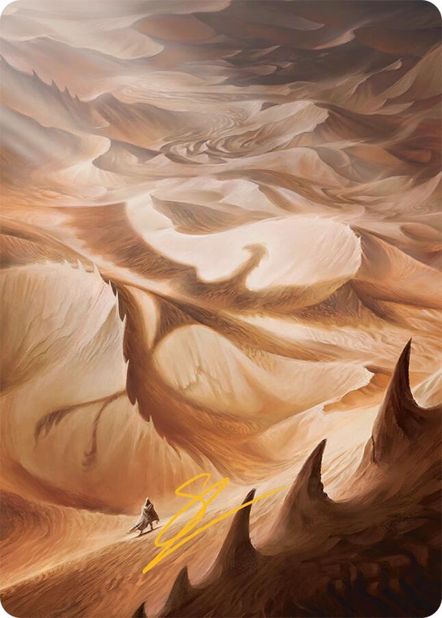 Plains Art Card (30/54) (Gold-Stamped Signature) [Tarkir: Dragonstorm Art Series] | Galaxy Games LLC
