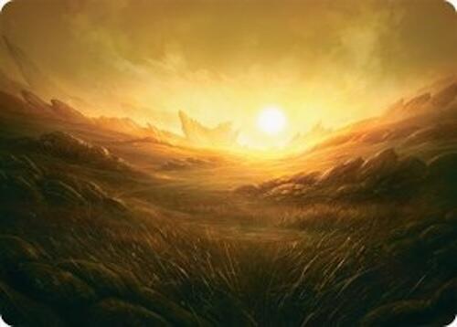 Plains Art Card (31/54) [Tarkir: Dragonstorm Art Series] | Galaxy Games LLC