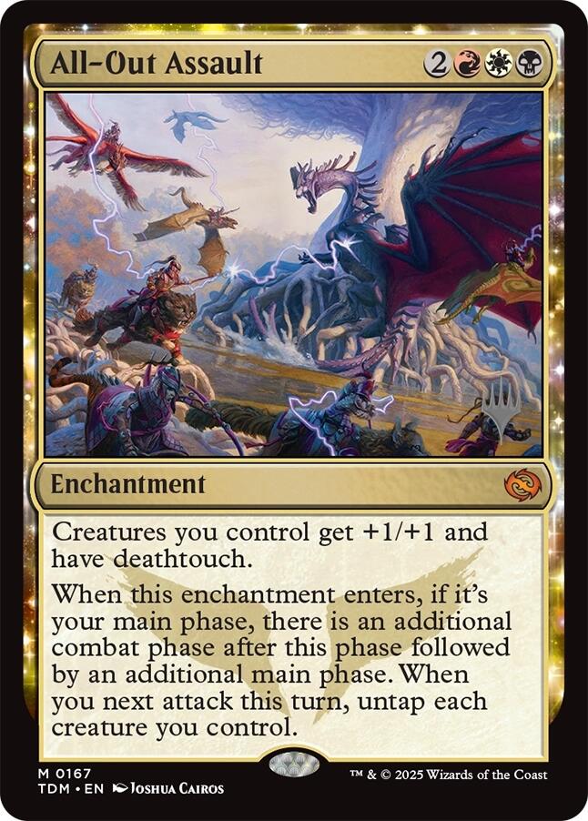 All-Out Assault [Tarkir: Dragonstorm Promos] | Galaxy Games LLC