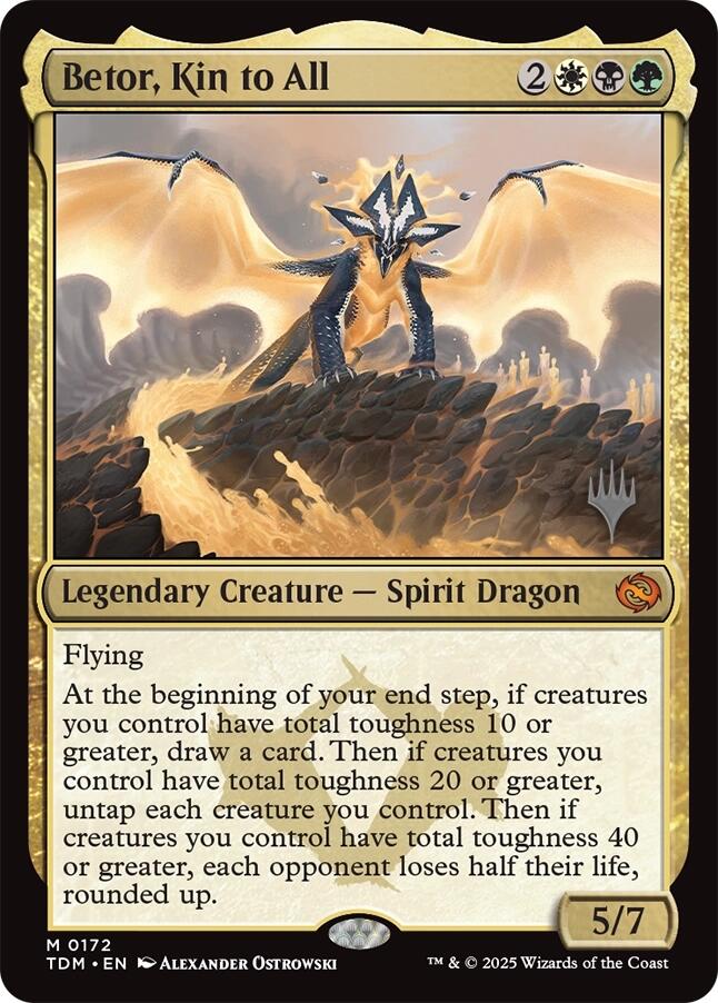 Betor, Kin to All [Tarkir: Dragonstorm Promos] | Galaxy Games LLC
