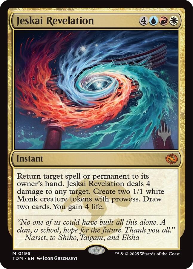 Jeskai Revelation [Tarkir: Dragonstorm Promos] | Galaxy Games LLC