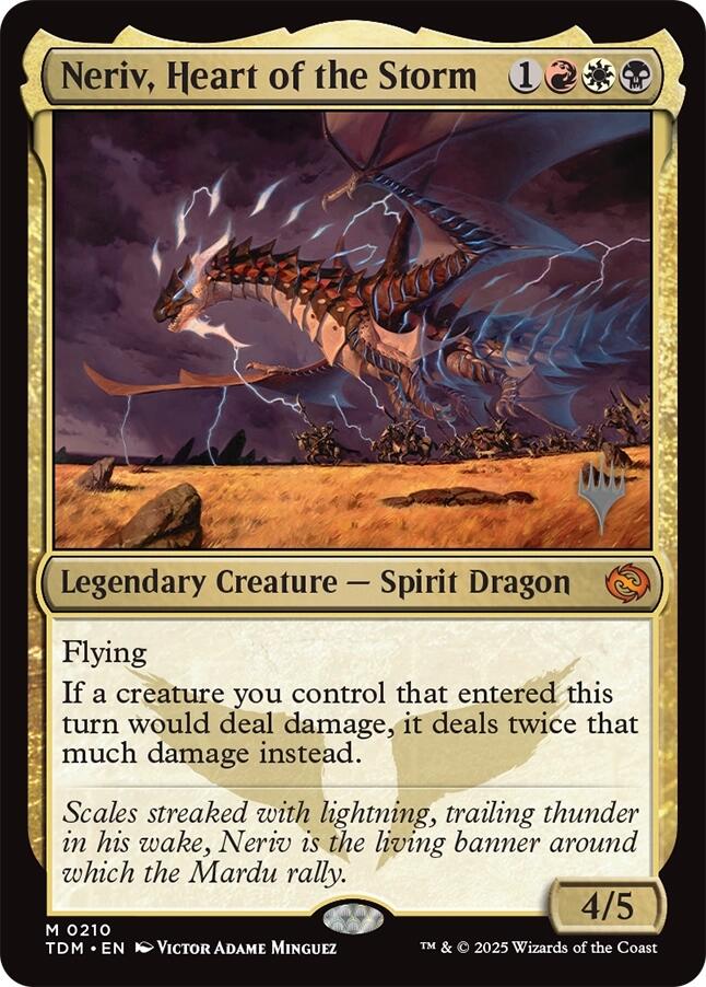 Neriv, Heart of the Storm [Tarkir: Dragonstorm Promos] | Galaxy Games LLC