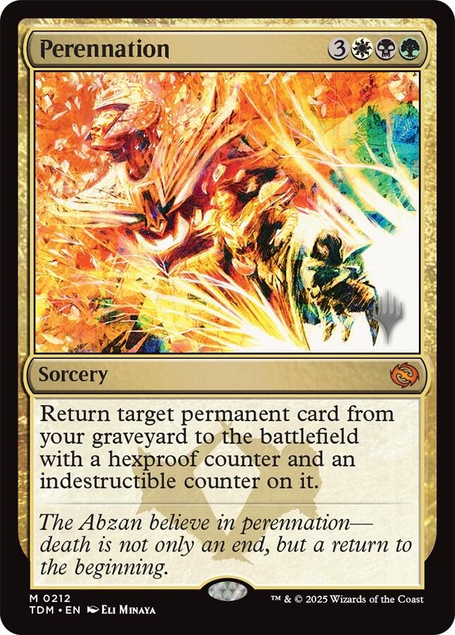 Perennation [Tarkir: Dragonstorm Promos] | Galaxy Games LLC