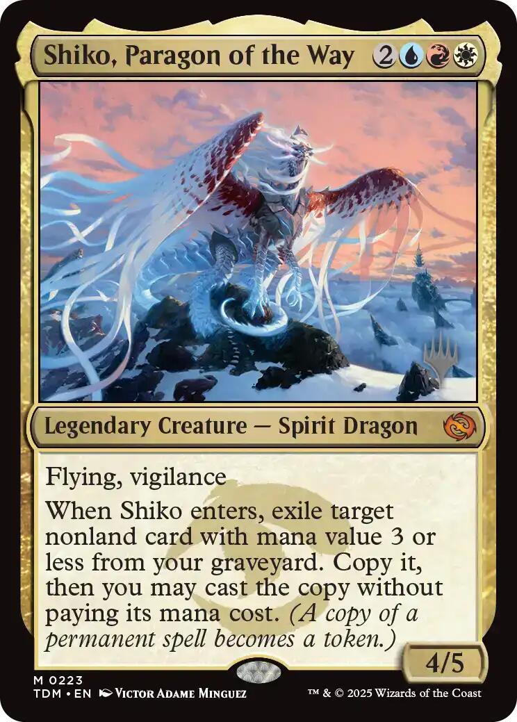 Shiko, Paragon of the Way [Tarkir: Dragonstorm Promos] | Galaxy Games LLC