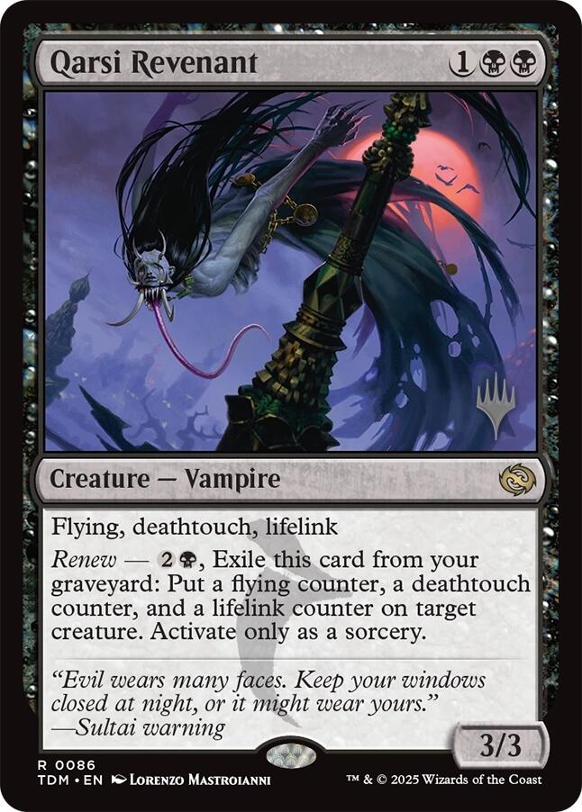Qarsi Revenant [Tarkir: Dragonstorm Promos] | Galaxy Games LLC