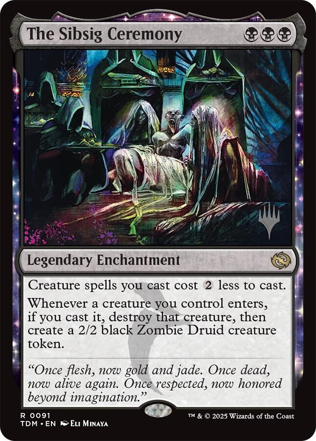 The Sibsig Ceremony [Tarkir: Dragonstorm Promos] | Galaxy Games LLC