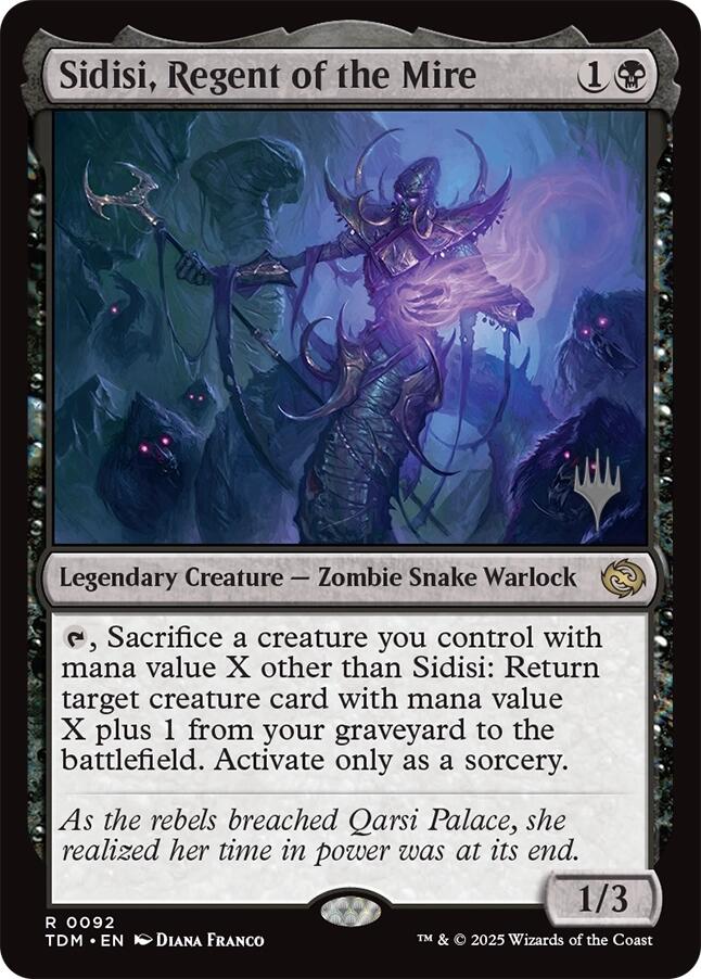 Sidisi, Regent of the Mire [Tarkir: Dragonstorm Promos] | Galaxy Games LLC