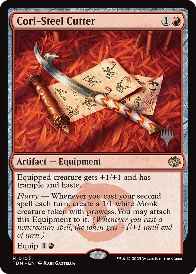 Cori-Steel Cutter [Tarkir: Dragonstorm Promos] | Galaxy Games LLC