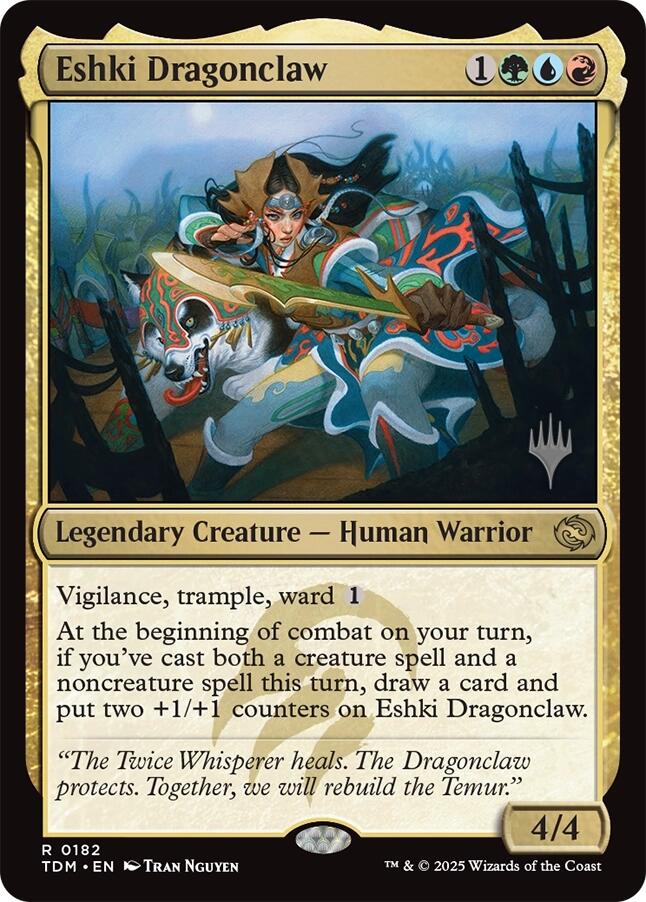 Eshki Dragonclaw [Tarkir: Dragonstorm Promos] | Galaxy Games LLC