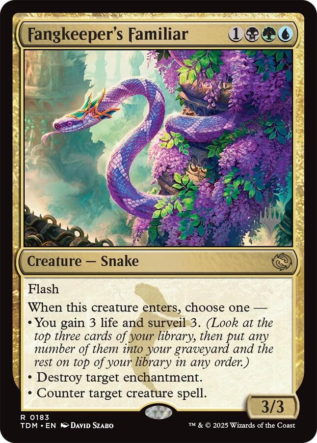 Fangkeeper's Familiar [Tarkir: Dragonstorm Promos] | Galaxy Games LLC