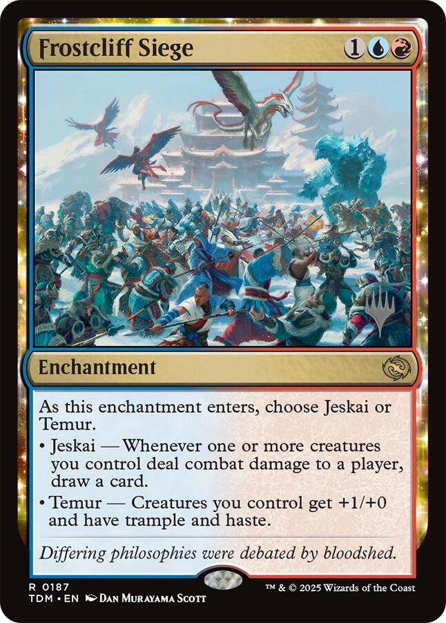 Frostcliff Siege [Tarkir: Dragonstorm Promos] | Galaxy Games LLC