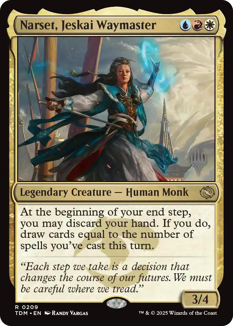 Narset, Jeskai Waymaster [Tarkir: Dragonstorm Promos] | Galaxy Games LLC