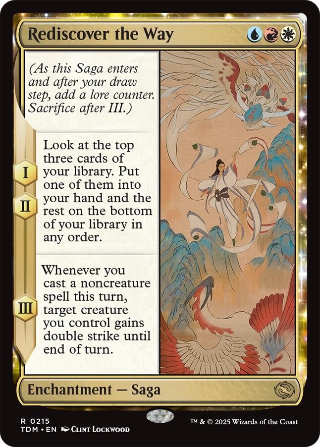 Rediscover the Way [Tarkir: Dragonstorm Promos] | Galaxy Games LLC