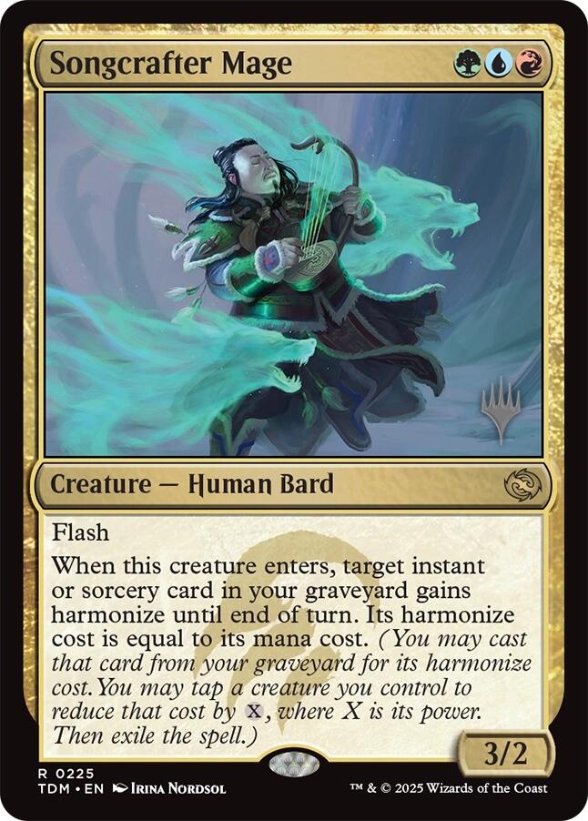 Songcrafter Mage [Tarkir: Dragonstorm Promos] | Galaxy Games LLC