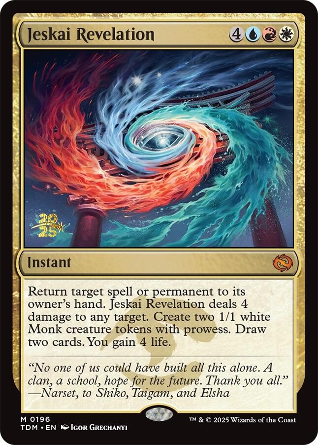 Jeskai Revelation [Tarkir: Dragonstorm Prerelease Promos] | Galaxy Games LLC