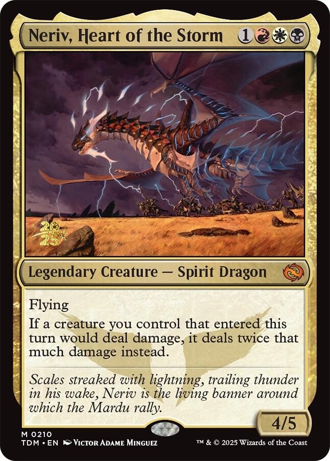 Neriv, Heart of the Storm [Tarkir: Dragonstorm Prerelease Promos] | Galaxy Games LLC