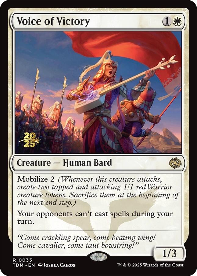 Voice of Victory [Tarkir: Dragonstorm Prerelease Promos] | Galaxy Games LLC